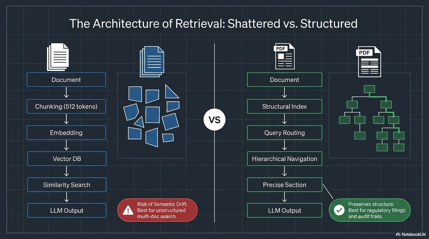 Vectorless RAG: Why Your Retrieval Architecture Probably Doesn't Match Your Documents